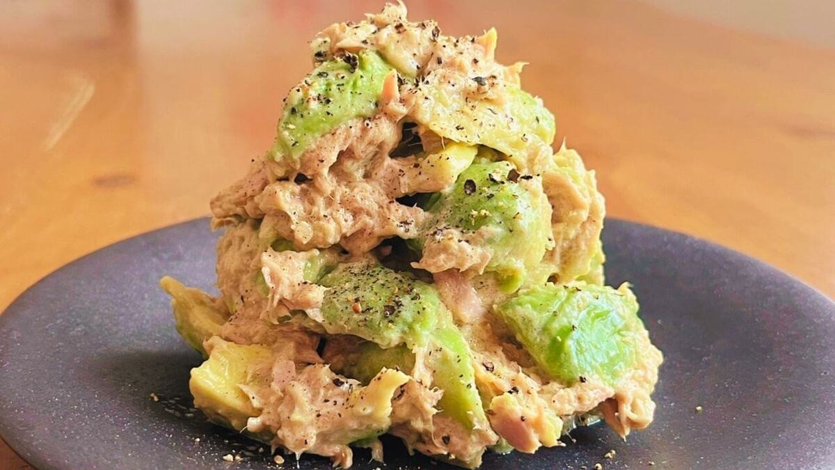 「アボカドのツナマヨあえ」