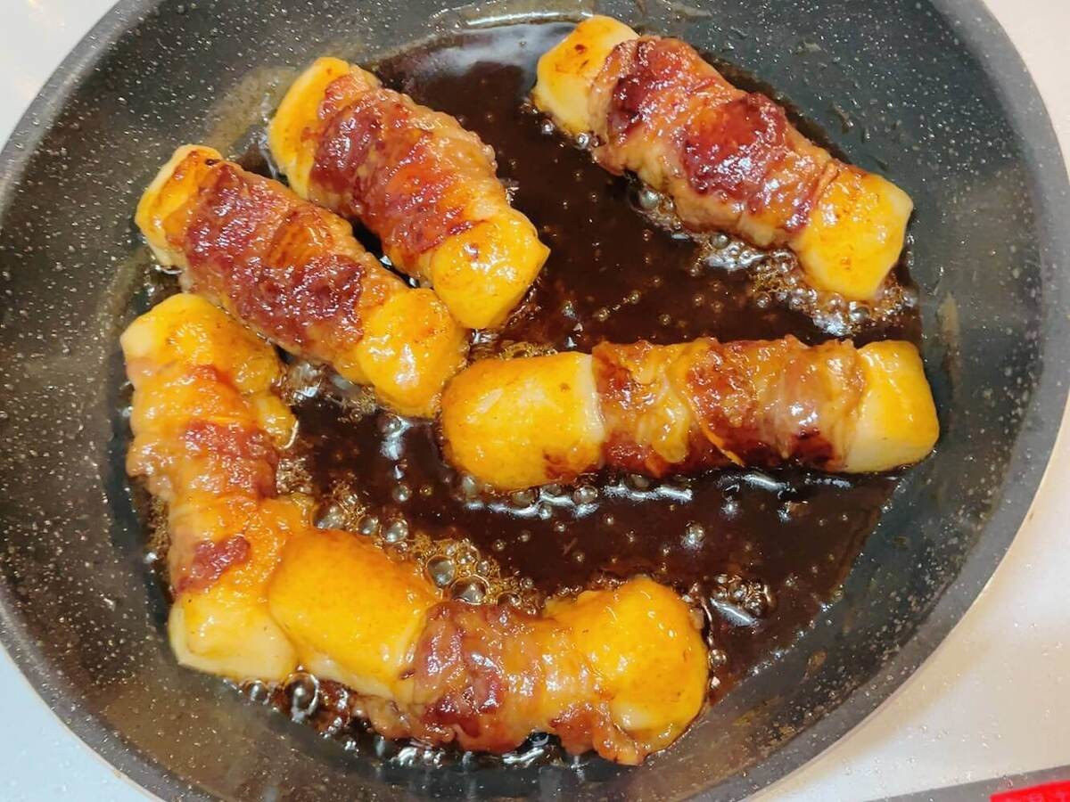 鳥羽周作さん「すき焼きスティックもち」