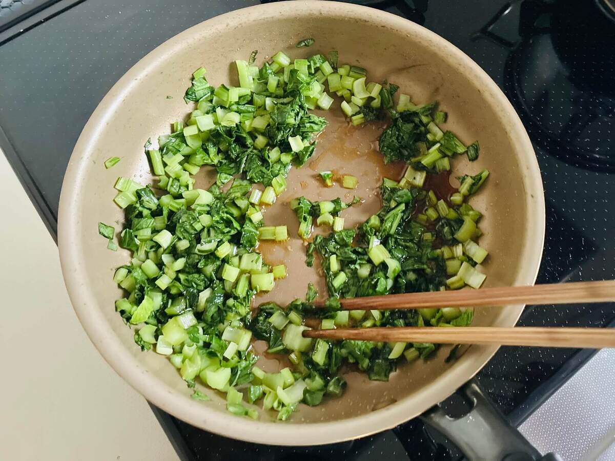 「小松菜と鰹節のふりかけ」