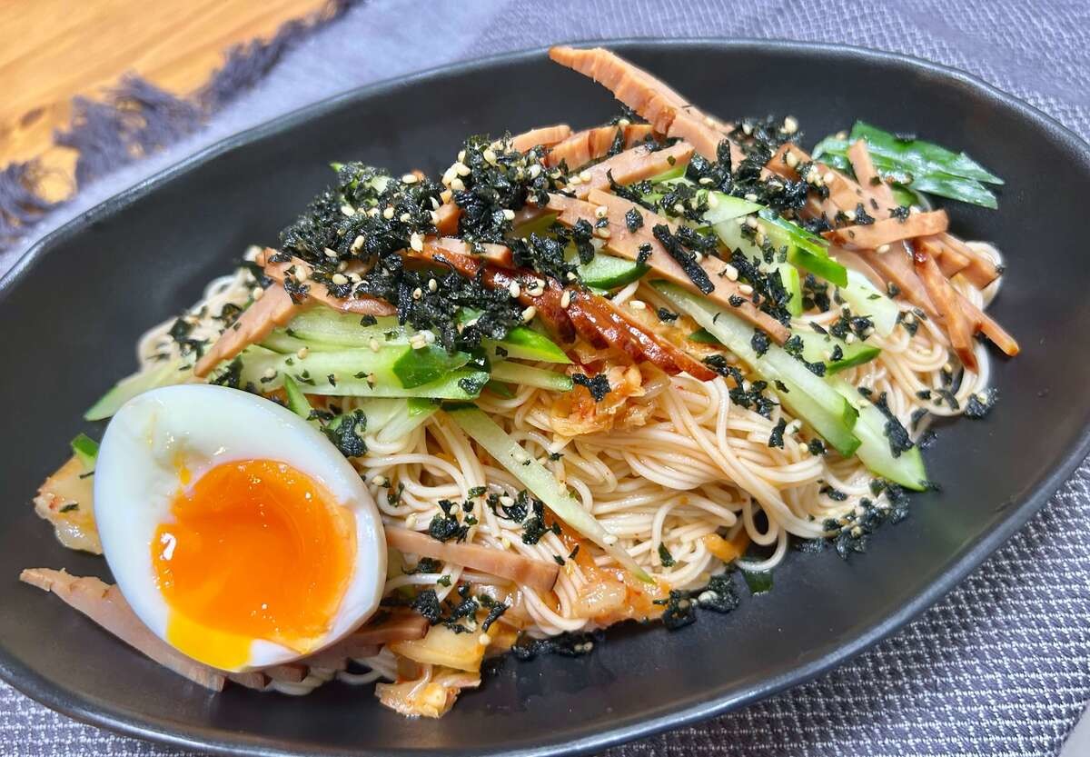 理研ビタミン公式「ザクザク食感♪ビビンそうめん」