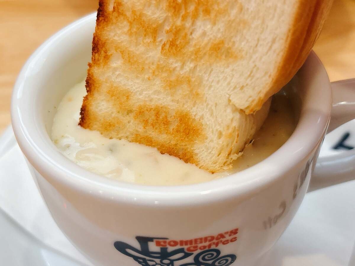 コメダ珈琲の新メニュー「クラムチャウダー&ミネストローネ」