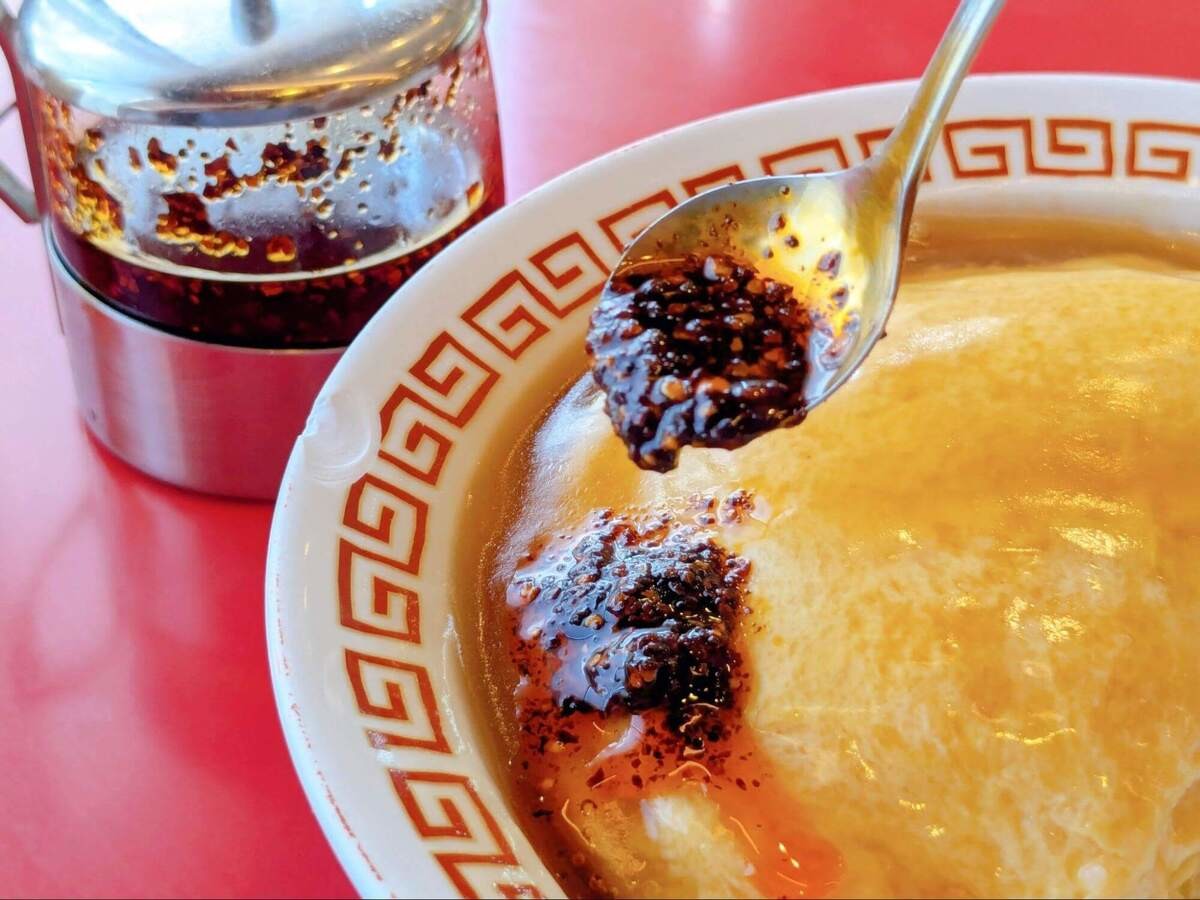 大阪王将の「ふわとろ天津飯」