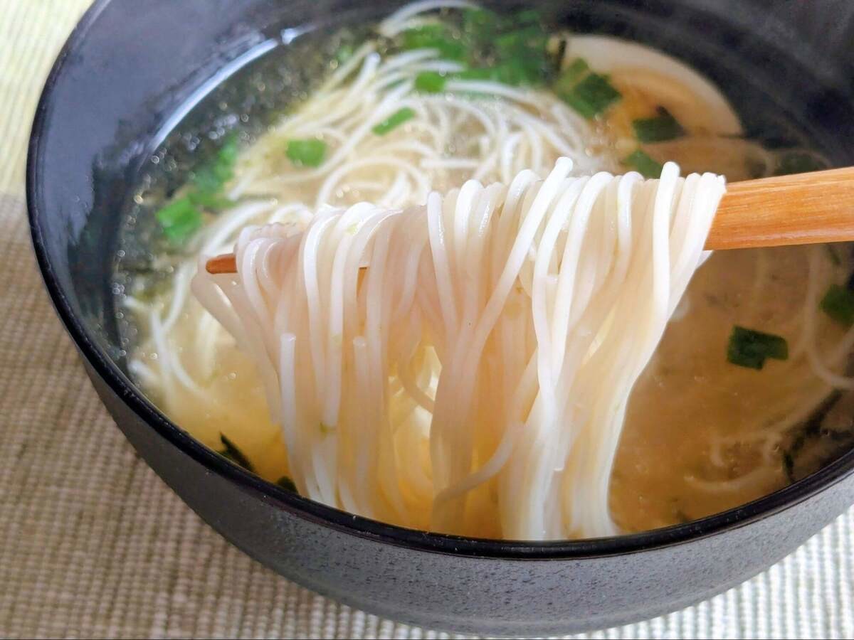 目黒蓮さん「優しいおだしの塩にゅうめん」