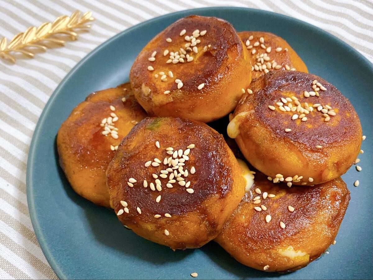 JA全農広報部「チーズ入りカボチャもち」のレシピ