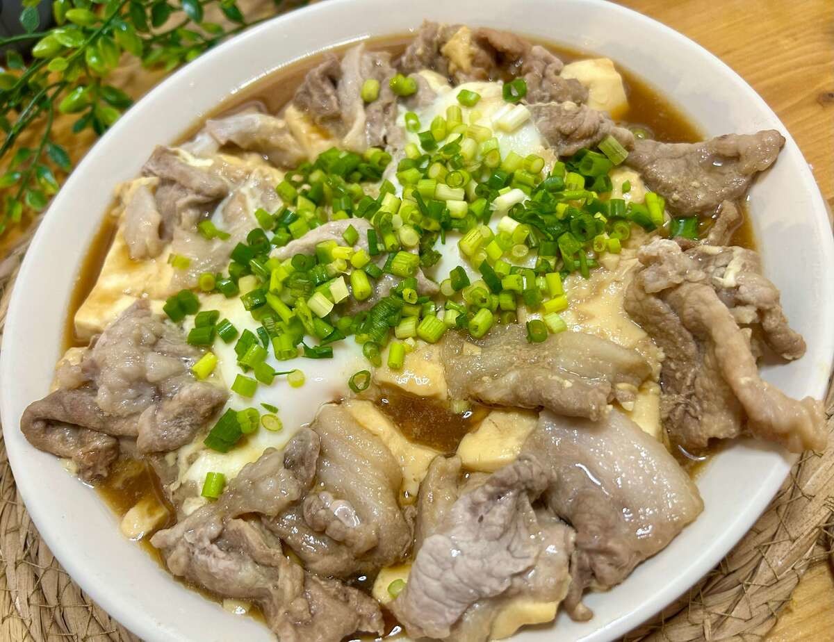 豚こま豆腐すき煮