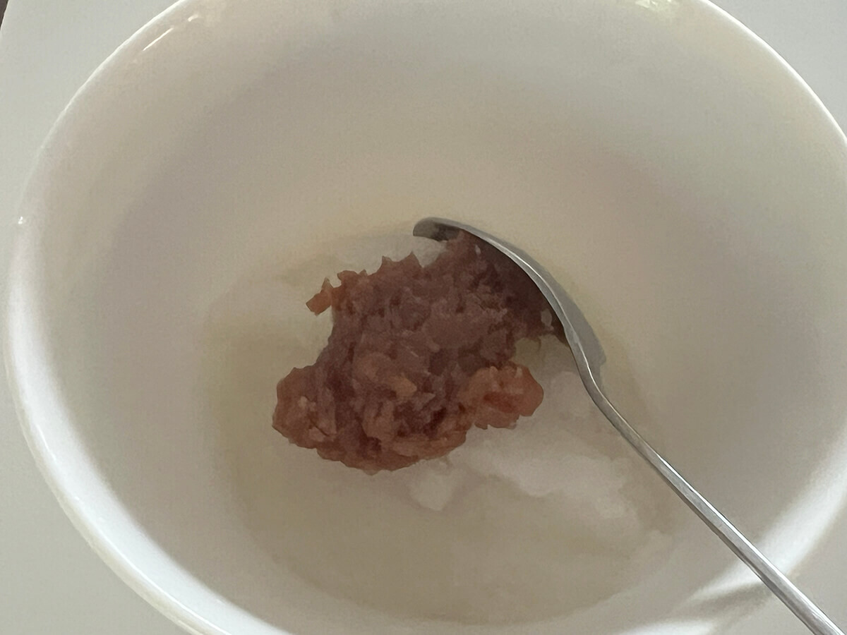 厚揚げピーマン炒め 梅おろしのせ