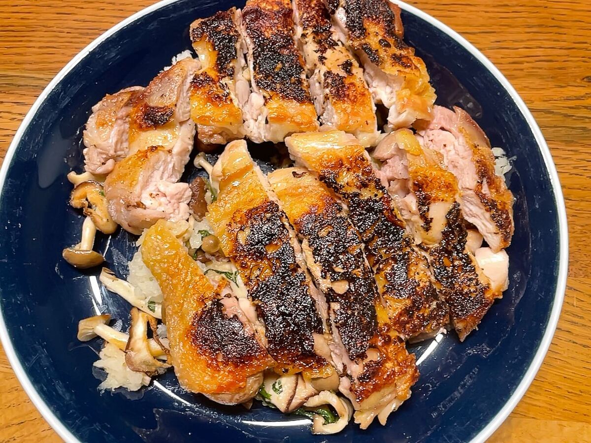 鶏の洋風おろしソース