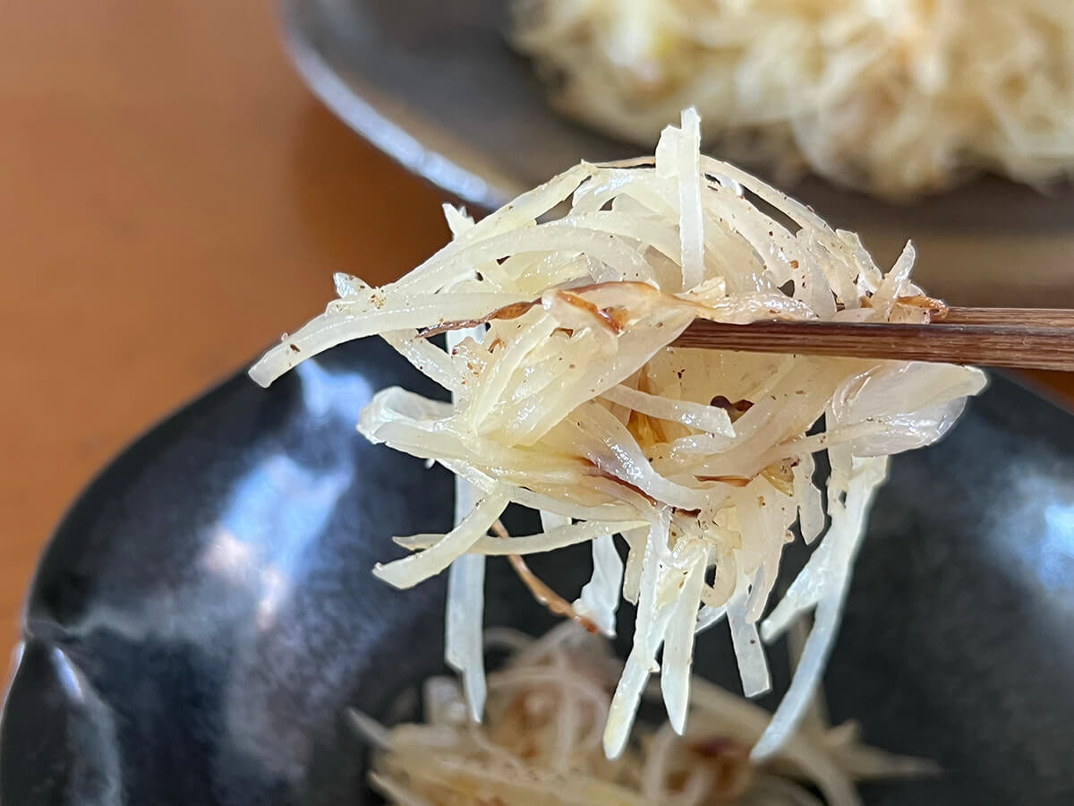 じゃがいものシャキシャキ中華炒め