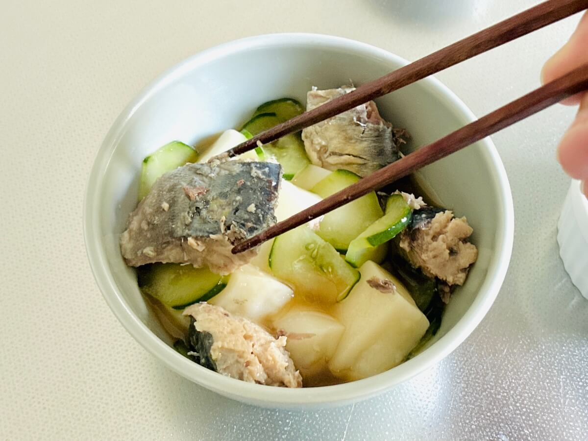 サトウ食品公式「さばのぶっかけもち」