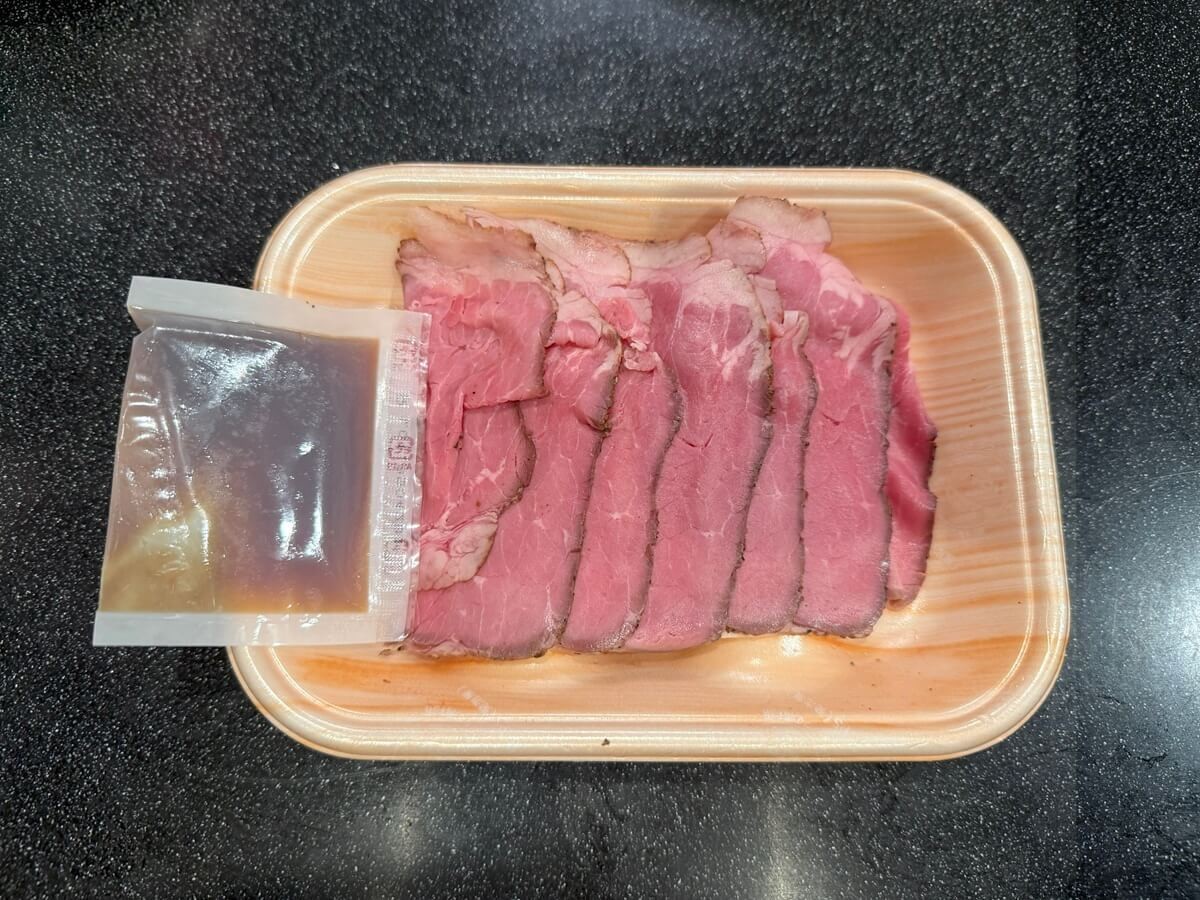 薄くてとろける～！シルクのような食感のローストビーフ