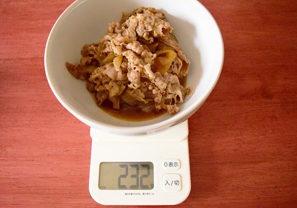 吉野家「牛皿ファミリーパック3人前」と「牛皿大盛（2杯分）」