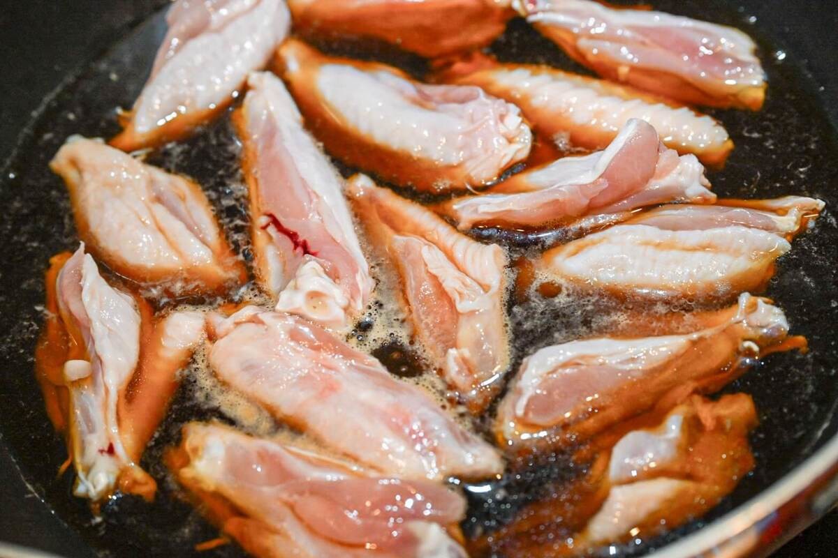 鶏手羽中のさっぱり煮