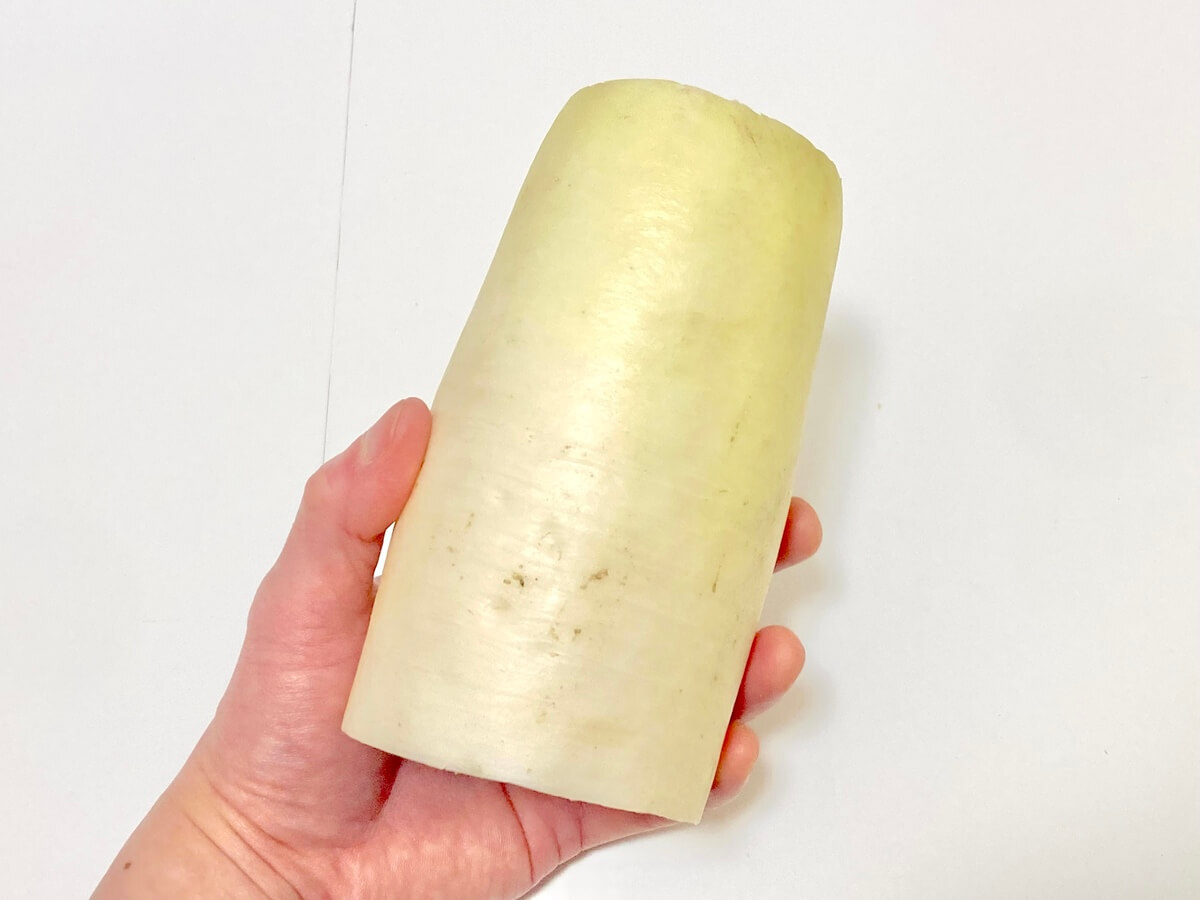 ぶよぶよ・シワシワ大根は、条件付きで食べられます