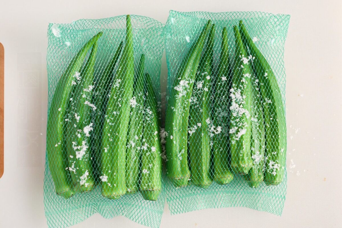 「レンジオクラのめんつゆ漬け」レシピ