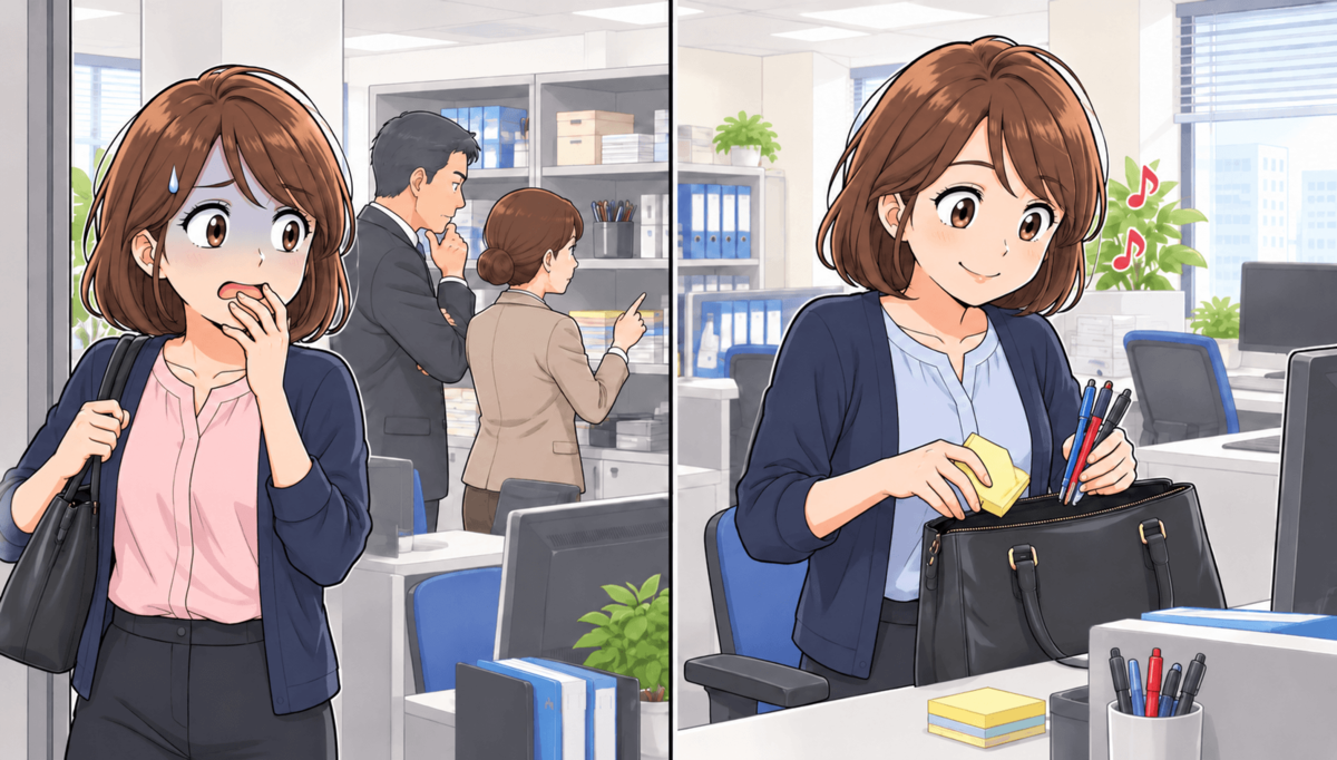 【会社の備品】ペン1本でも持ち帰ったら犯罪になる?