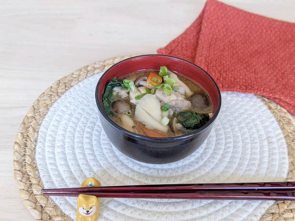 AJINOMOTO公式「きのこと鶏の味噌バター絶品汁」