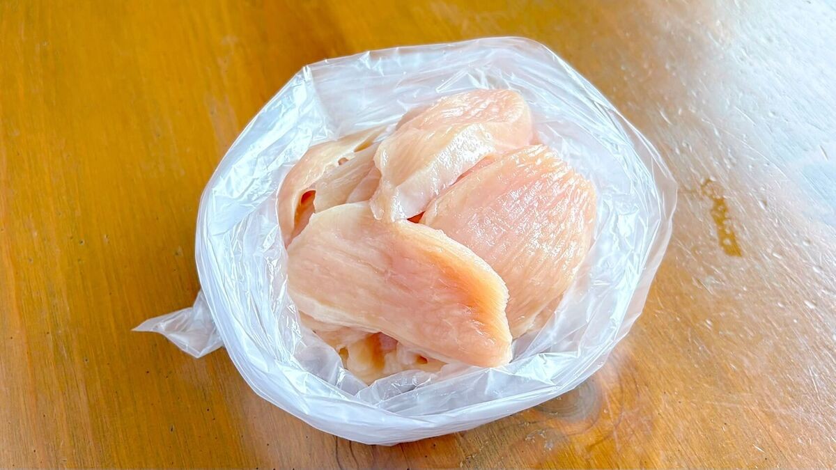 鶏むね肉の塩昆布チーズ焼き