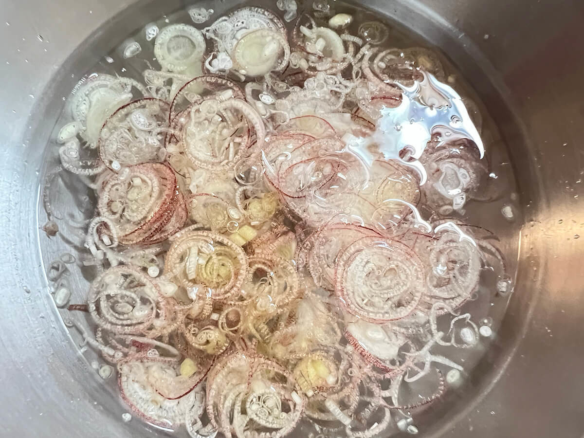 薬味たっぷり豆腐冷や汁