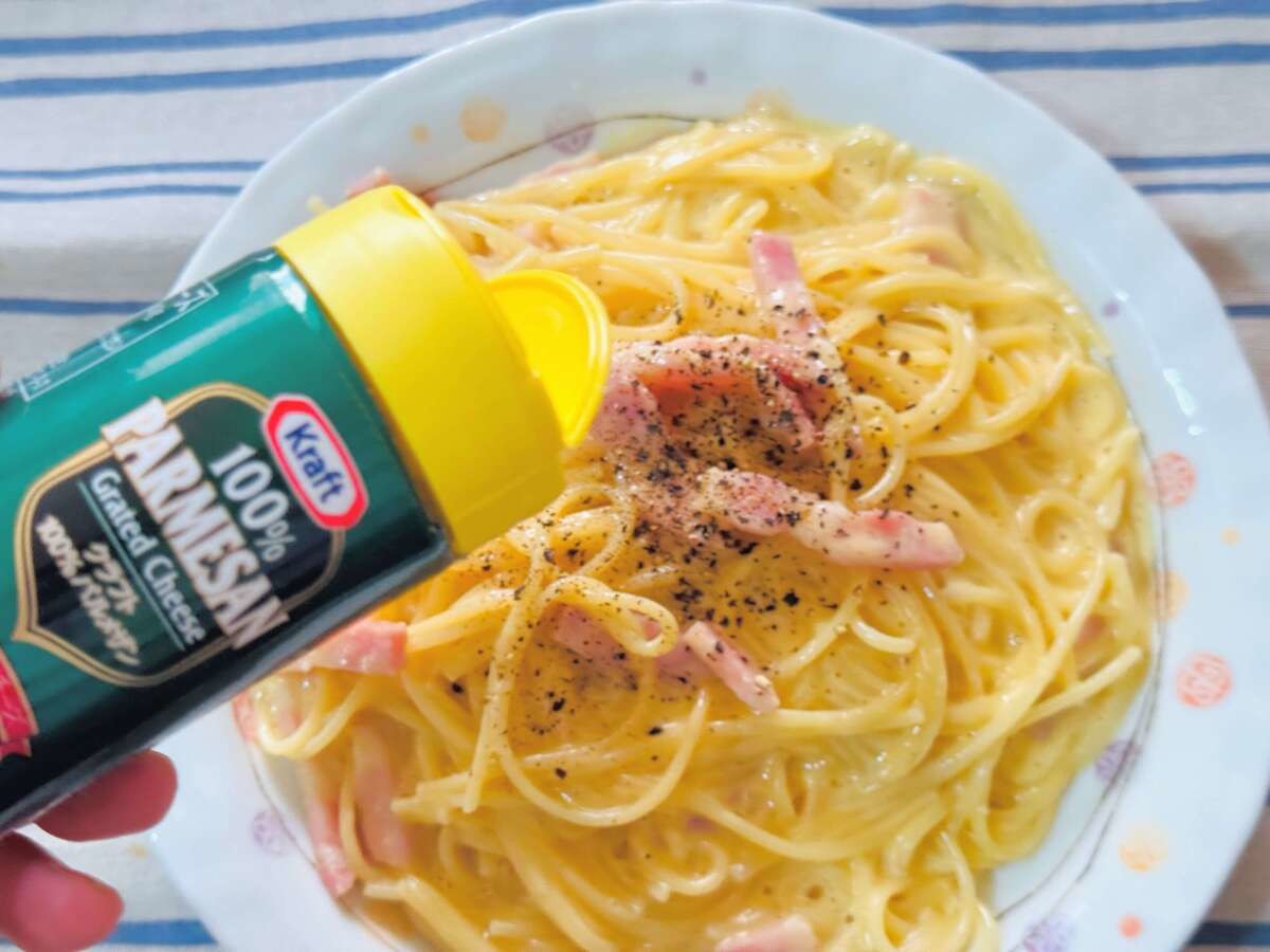 「DAIGOも台所」電子レンジのみで完成！「レンジでカルボナーラ」