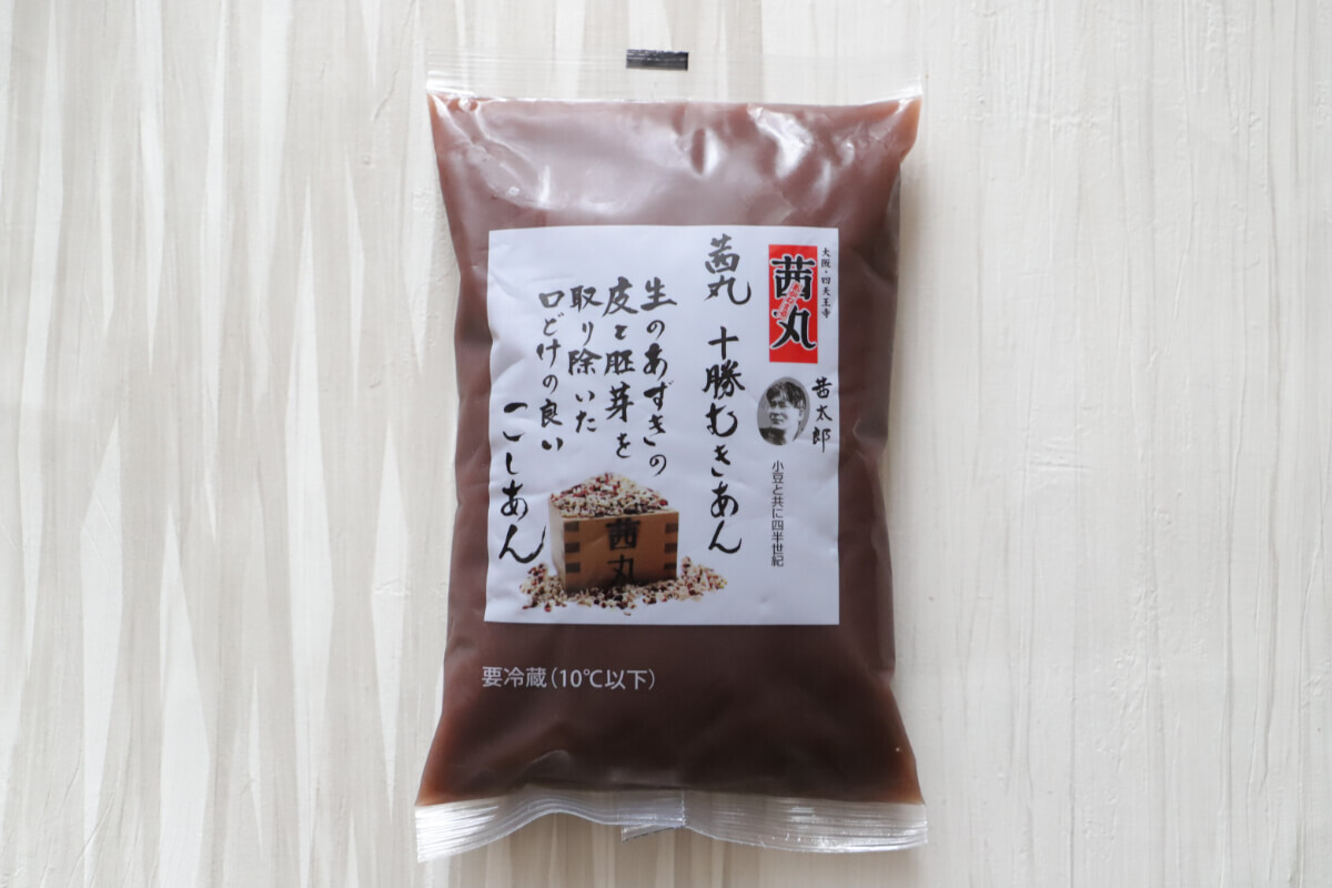 OKおすすめ「茜丸 十勝むきあん（こしあん）」
