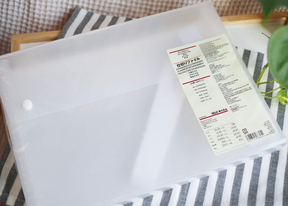 無印良品「ポリプロピレンカードホルダー」