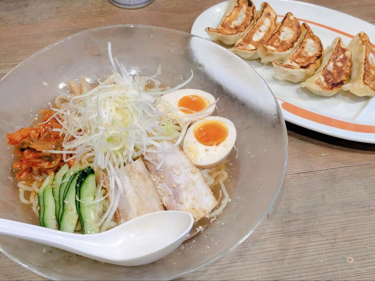 幸楽苑の夏限定の冷麺
