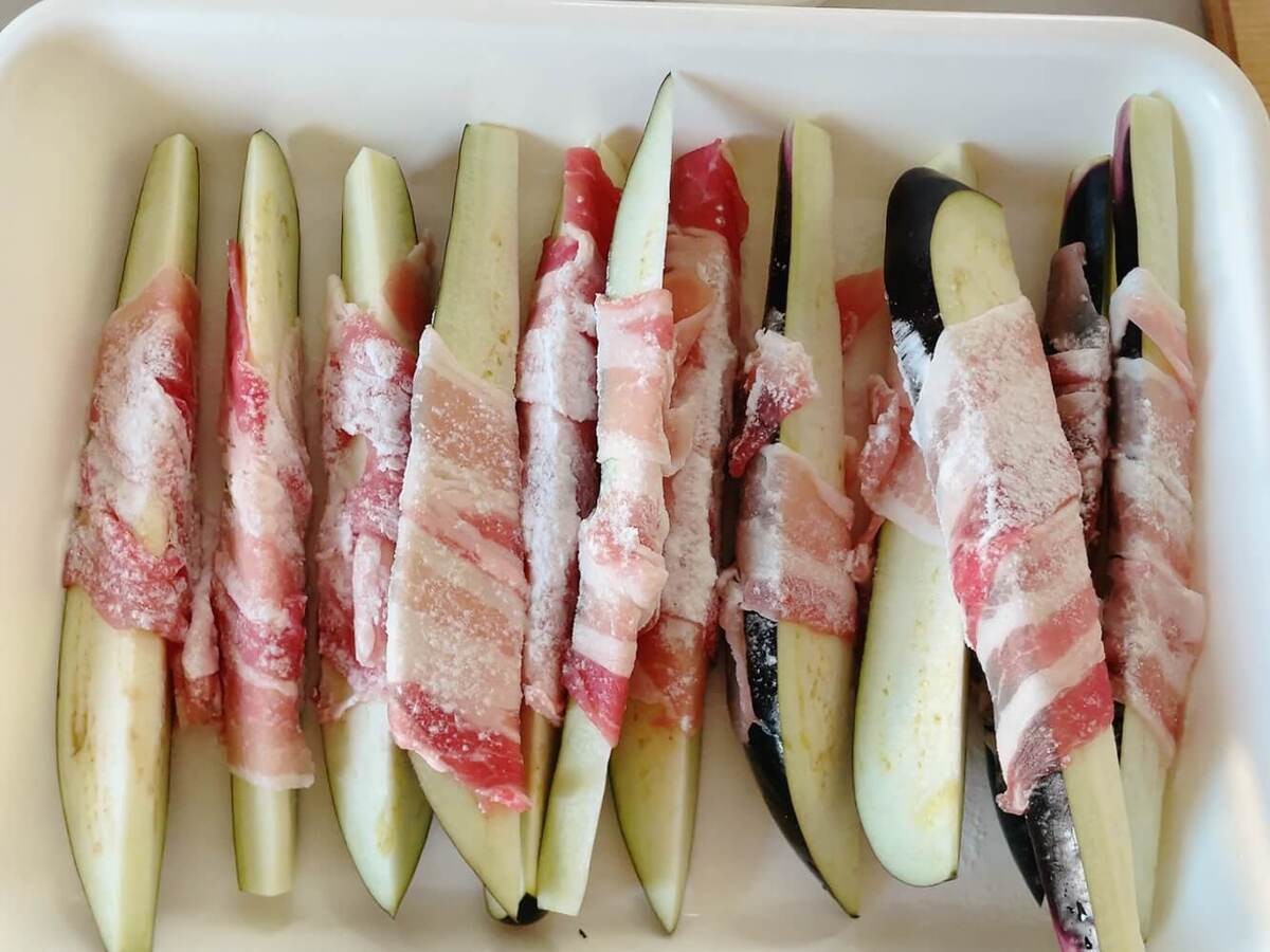 肉巻きナス