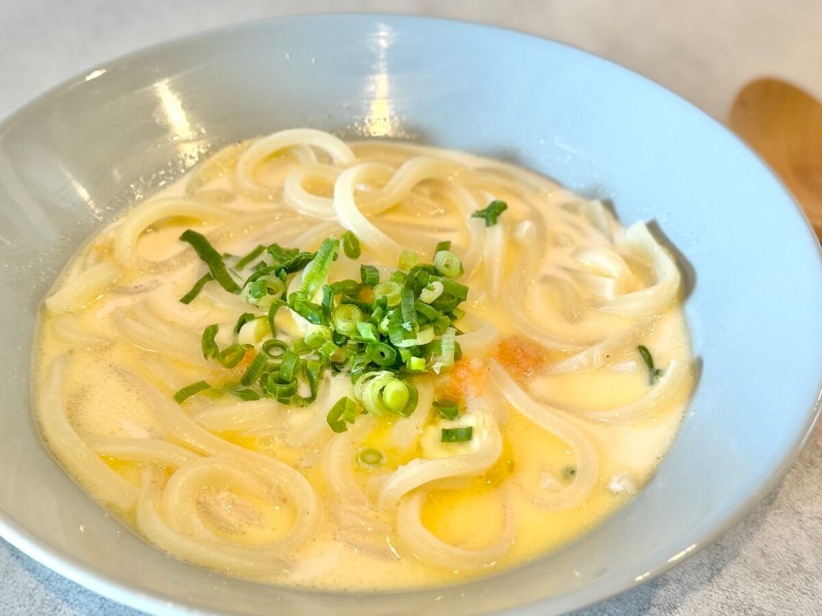 冷凍子ママさん「明太バターうどん」