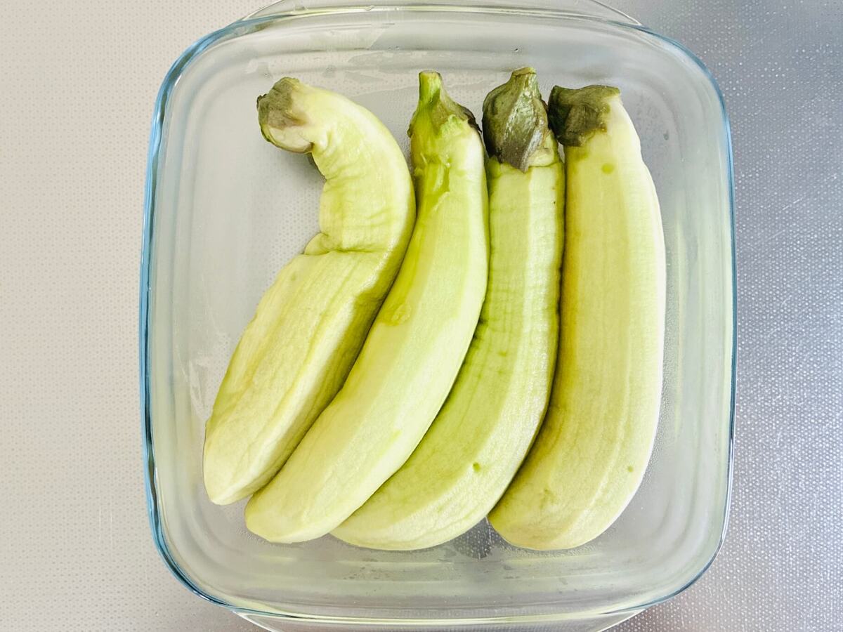 冷やし蒸しなす