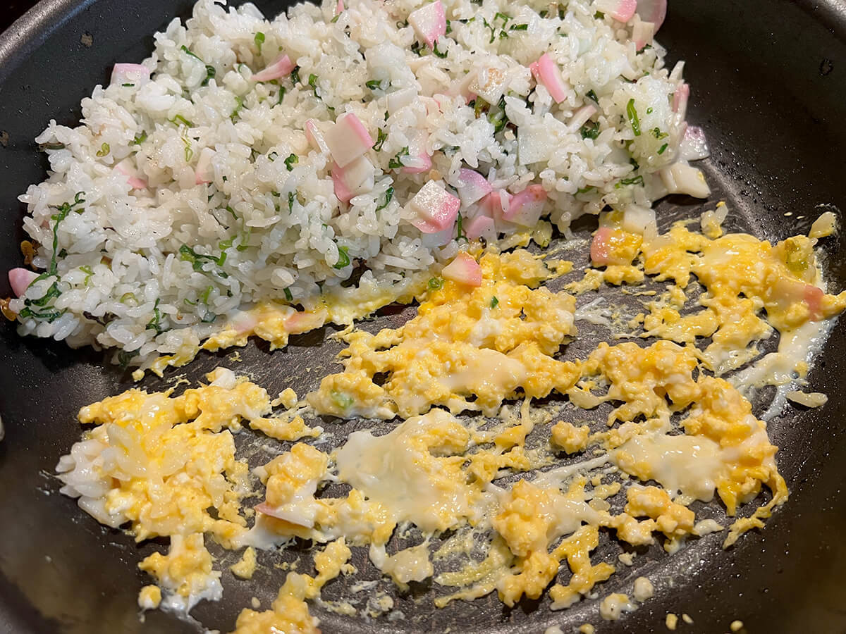 和田明日香さん「九条ねぎの焼き飯汁」