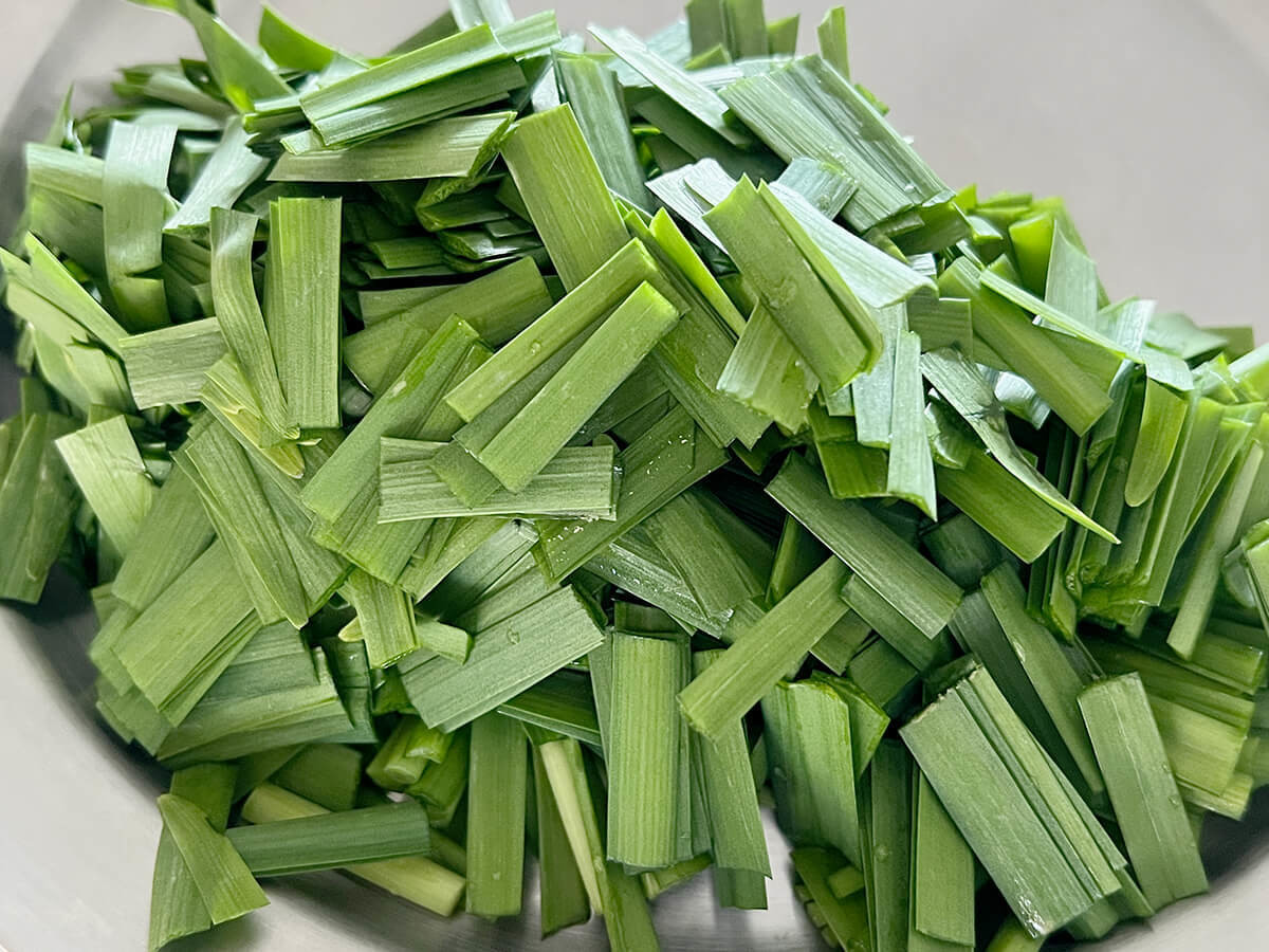 にらチヂミチーズもち明太入り