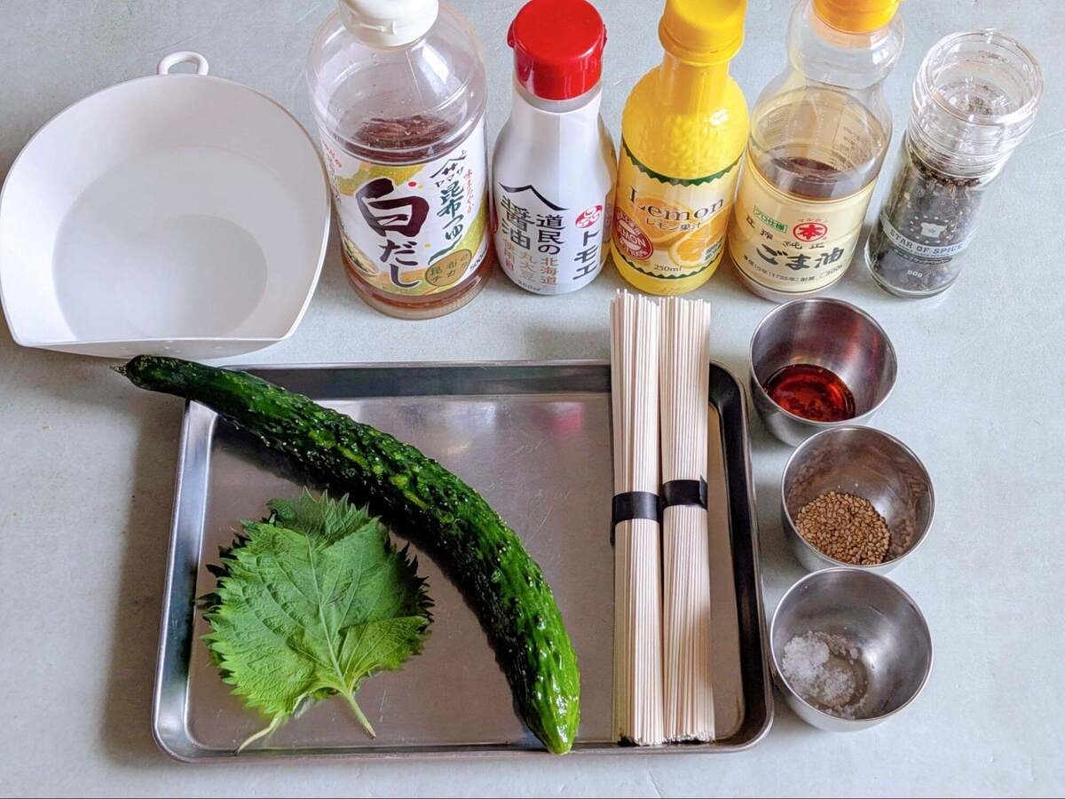 けんますさん「きゅうり素麵」のレシピ