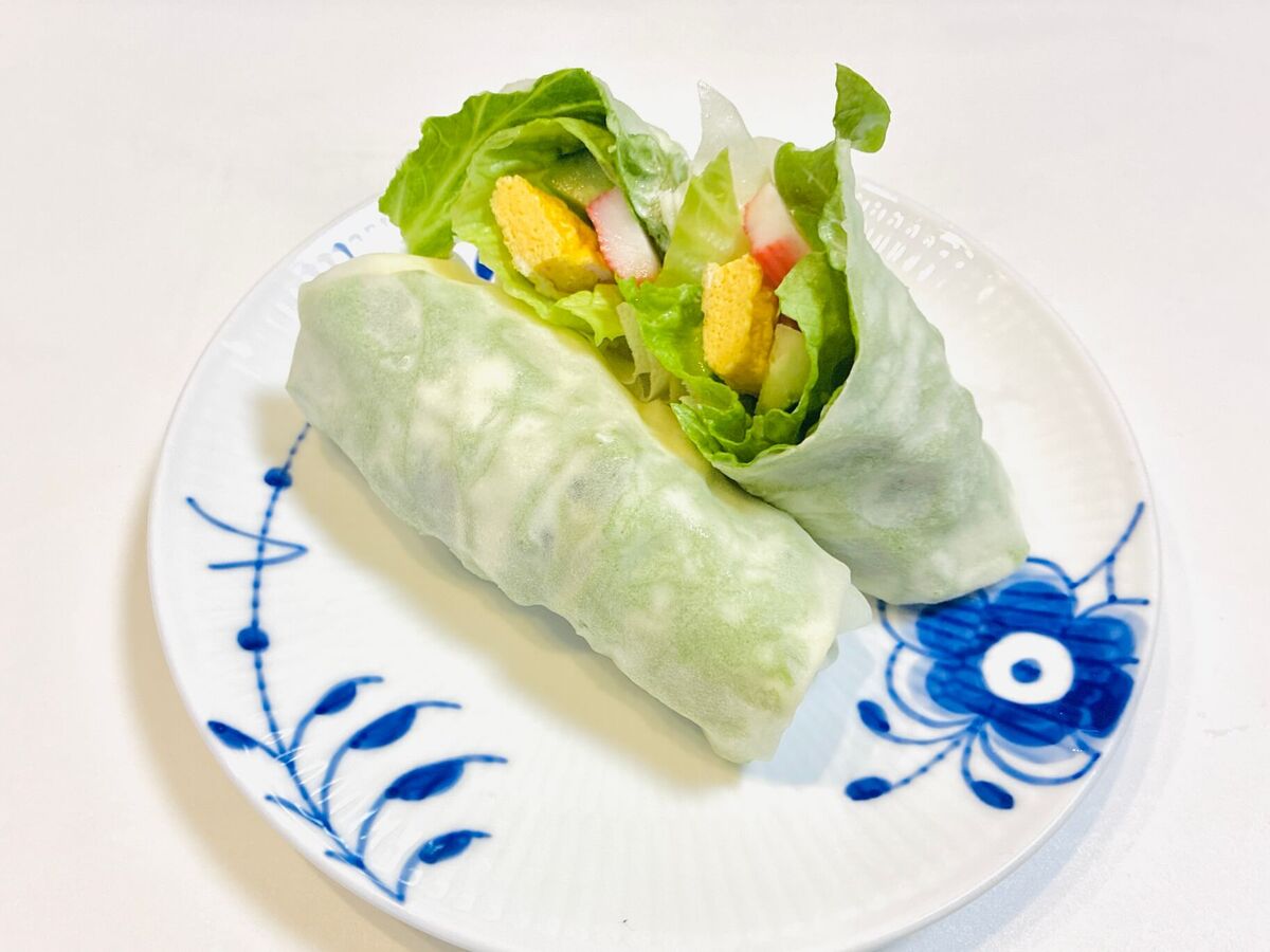 モランボン公式「サラダ巻き」のレシピ