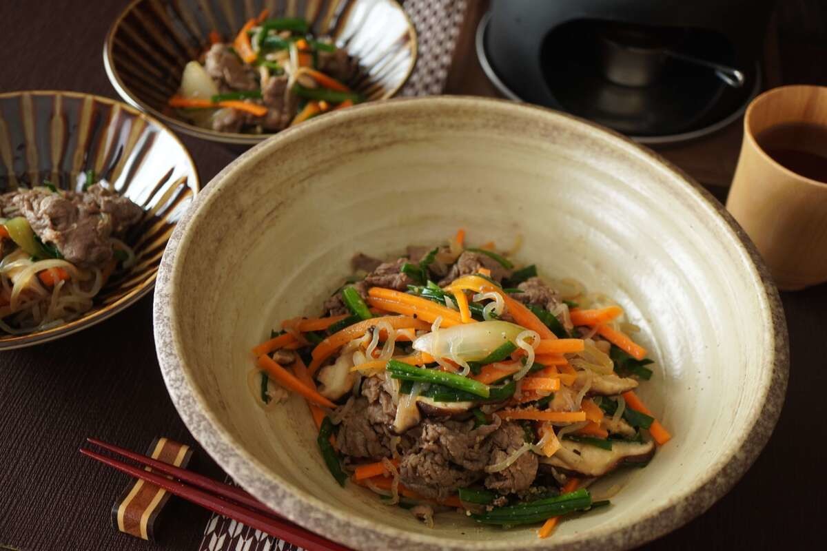 小林まさみさん「しらたきチャプチェ」