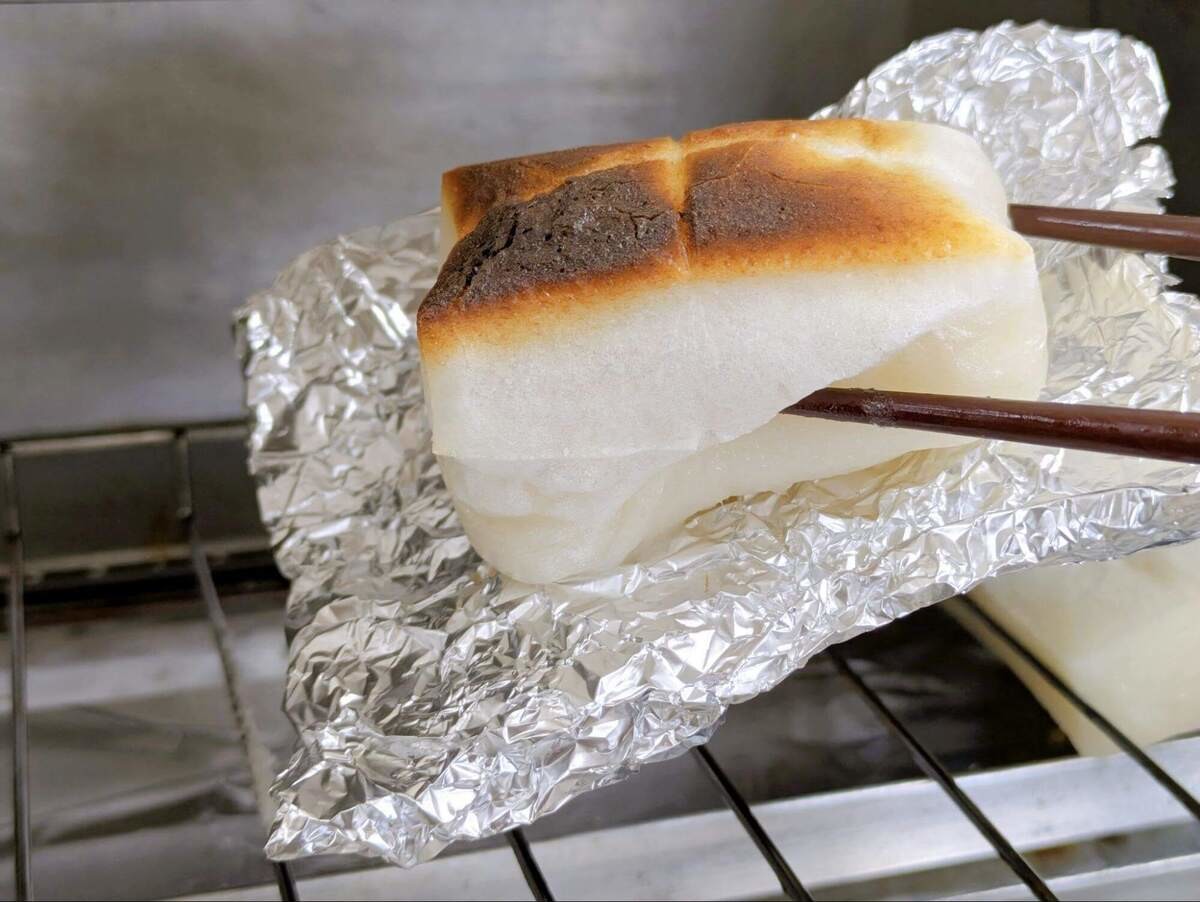 くっつかないのはどれ？お餅の焼き方決定戦