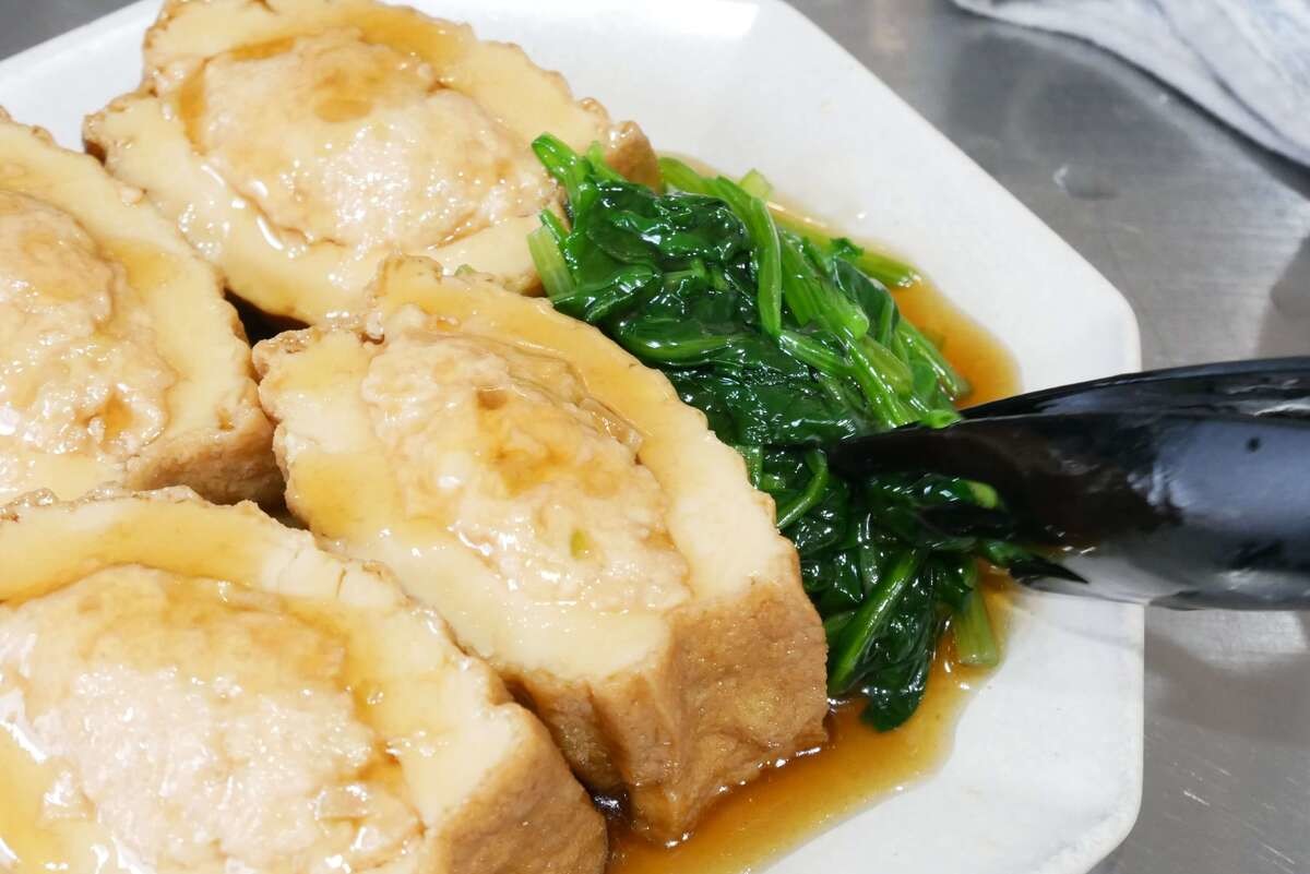 厚揚げの射込み煮