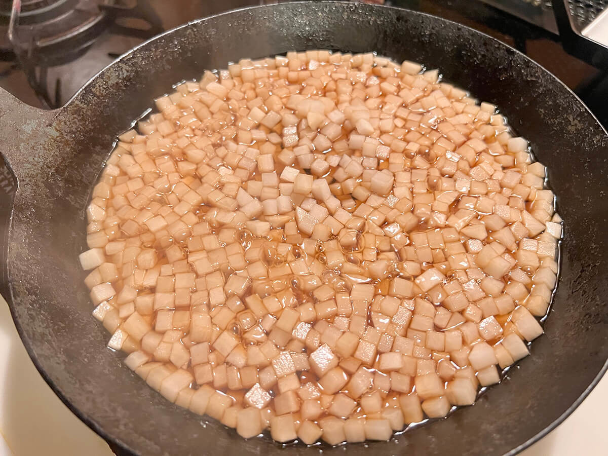 ちはるさん「【食材1品だけ】みそ大根」のレシピ