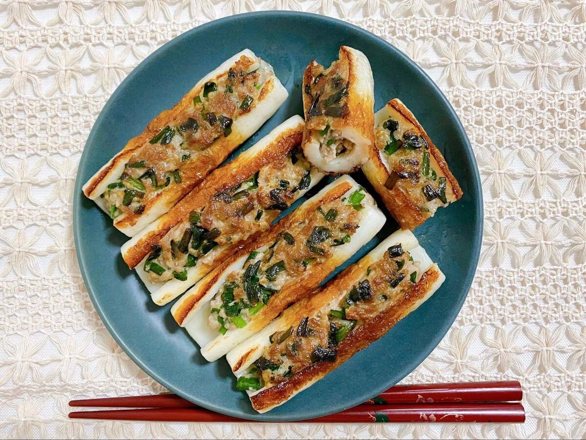 ミツカン公式「包まない!ちくわ餃子」のレシピ