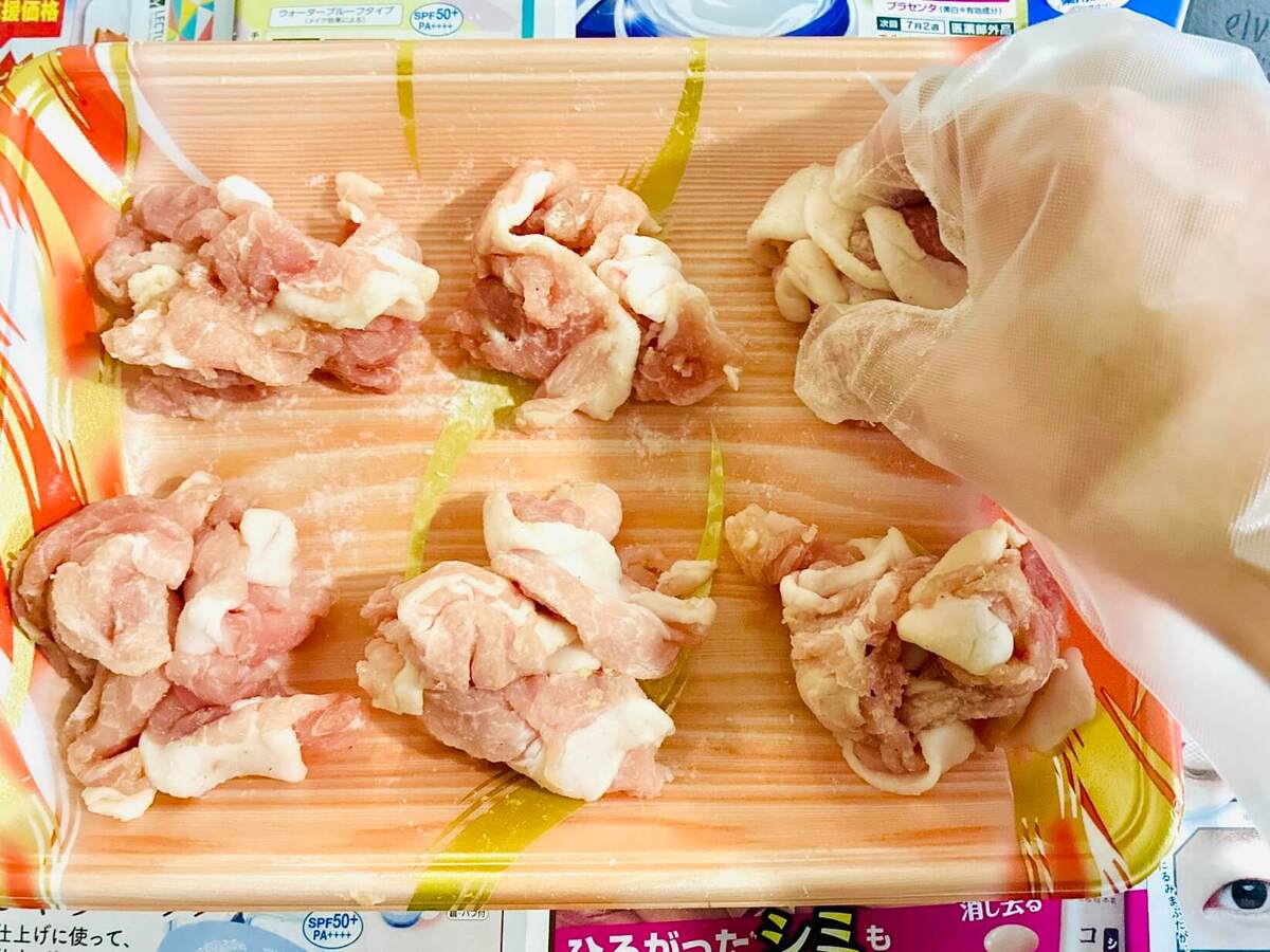 山本ゆりさん「豚こまの照り焼きステーキ風」のレシピ