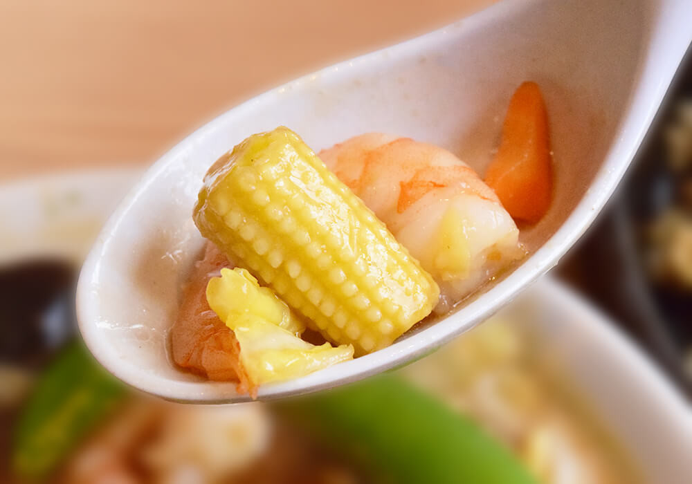 丸源ラーメン「海老五目そば」