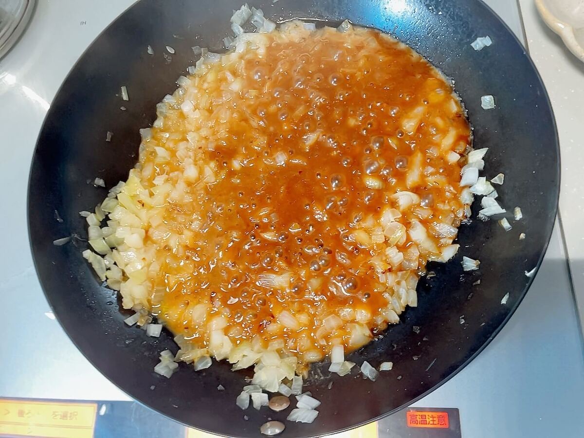 玉ねぎ味噌ダレ