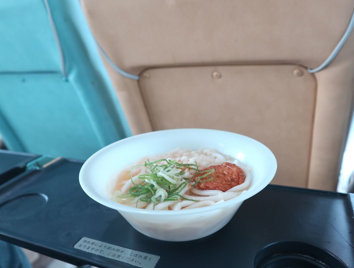 鹿児島の名物船内うどん「やぶ金」