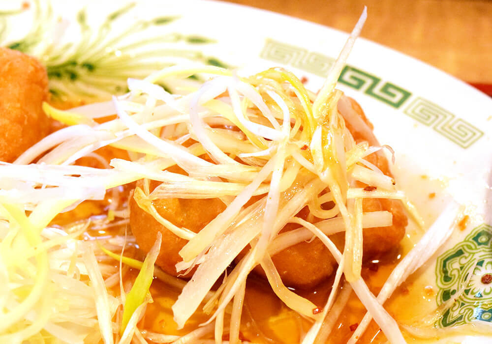 日高屋「Wドラゴンチキン定食」