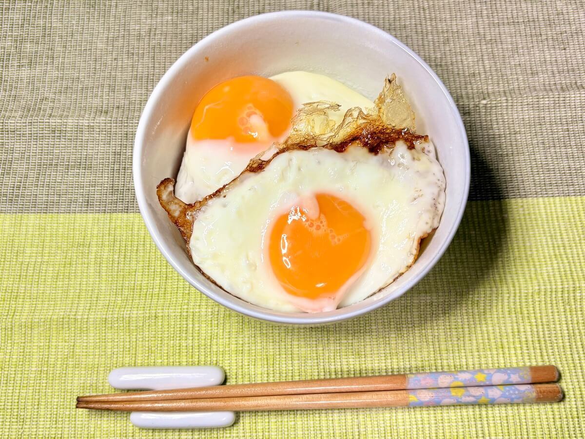 土井善晴さんのハムエッグ丼