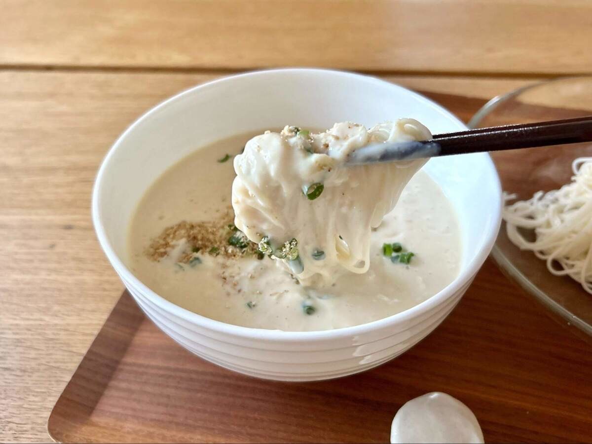 タサン志麻さん「ごまと豆腐のそうめん」