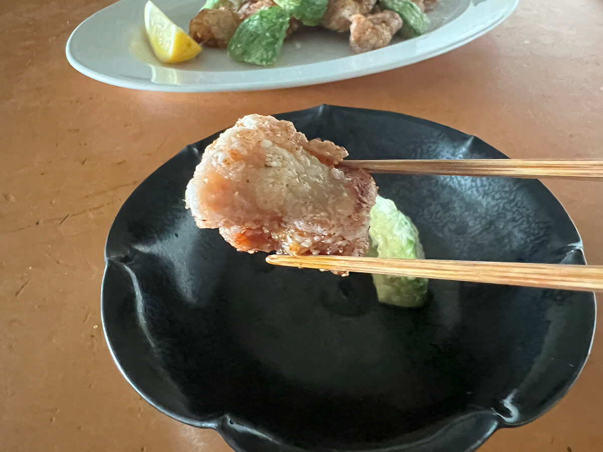 鶏とアボカドのから揚げ