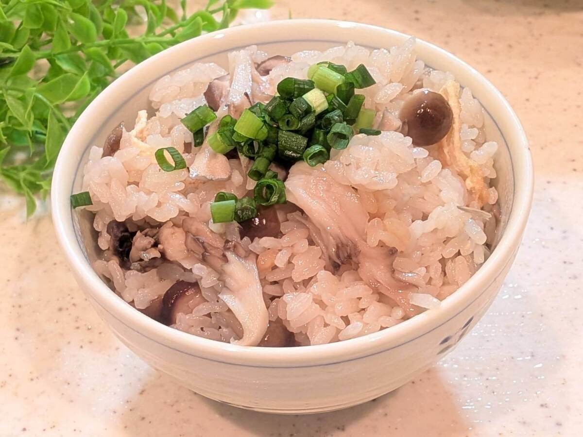 エバラ公式「きのこの炊き込みごはん」