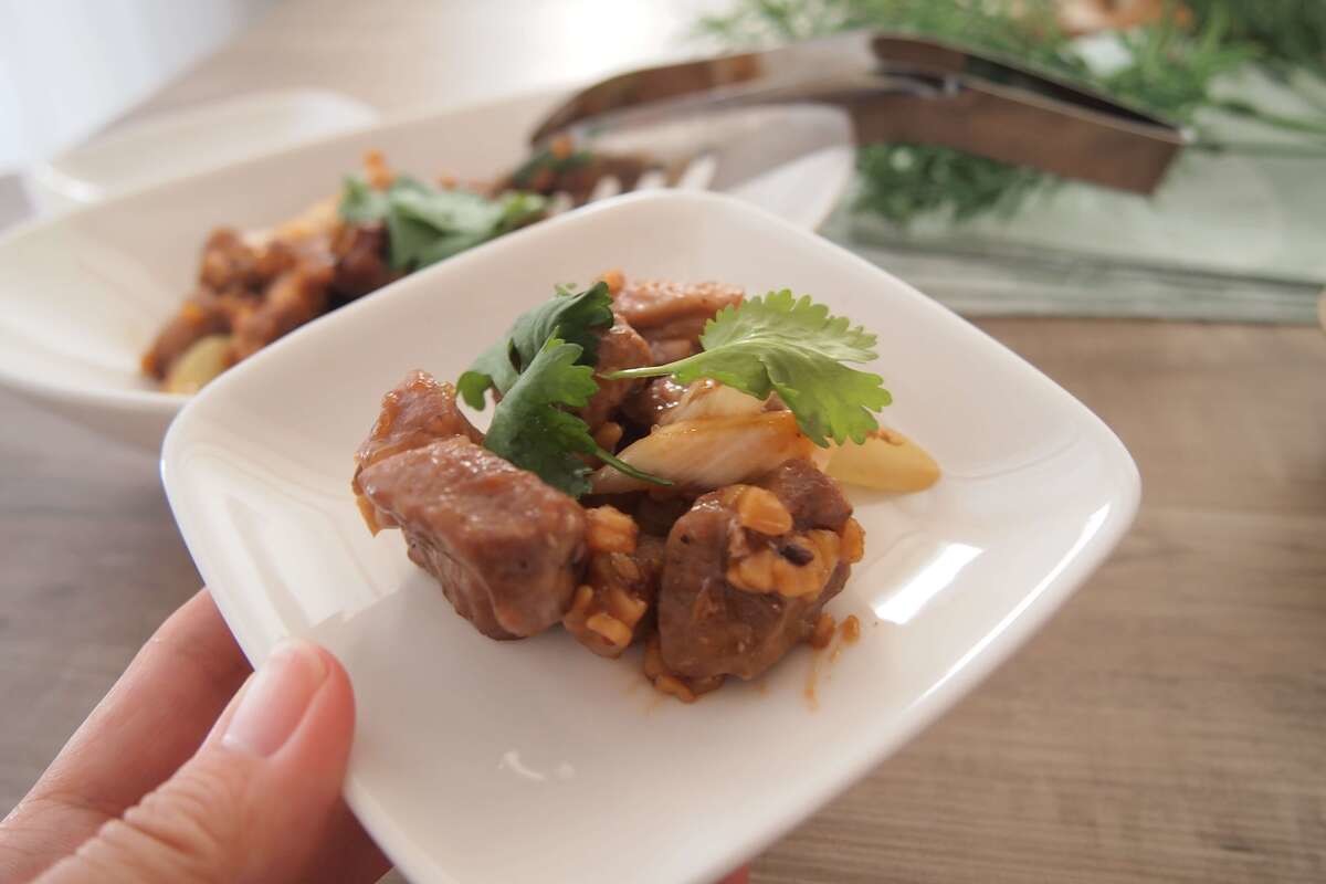 ごじテレChu!「豚肉と納豆の中華蒸し」のレシピ