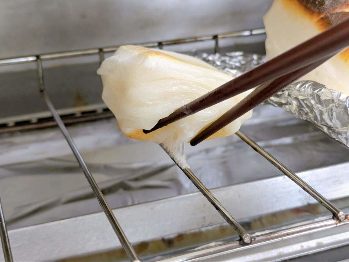 くっつかないのはどれ？お餅の焼き方決定戦