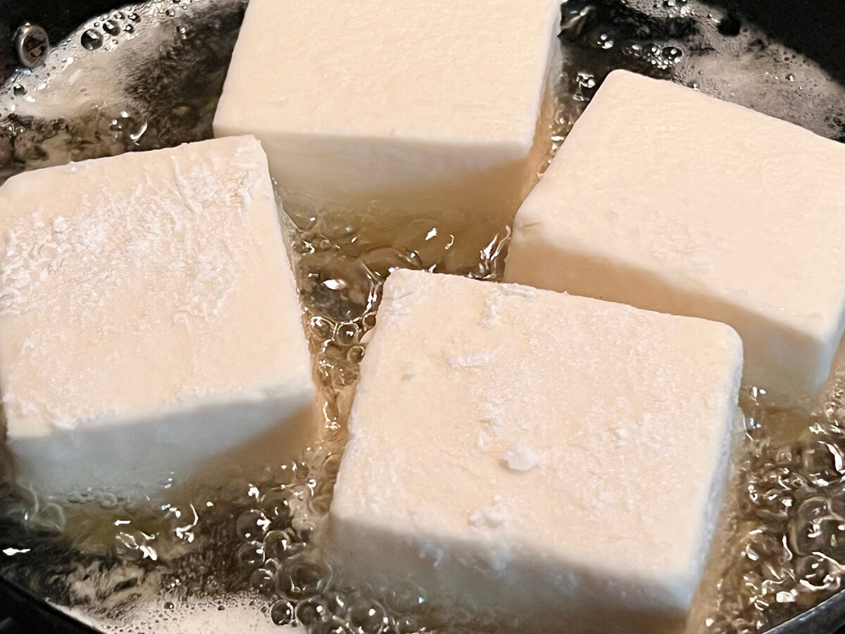大原千鶴さん「フライパン揚げだし豆腐」のレシピ